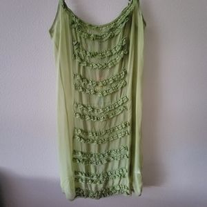 *NWT* Current Mood Hundred Acre chiffon dress